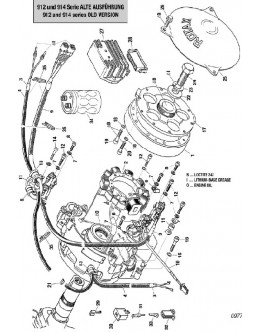 ELECTRICAL SYSTEM  ROTAX 912 914  stator, capacitor, voltage regulator, plugs, ...